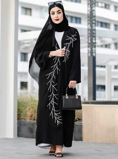 Premium Modest Wear: Classic Abaya with a Modern Touch